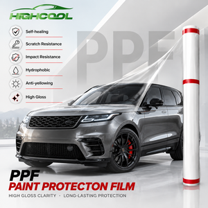 HIGHCOOL Rollo de Película Protectora de Pintura Transparente para Carrocería de Automóvil, TPU de 1.52*15m, para Instaladores y Distribuidores de Automóviles - Product Image 1