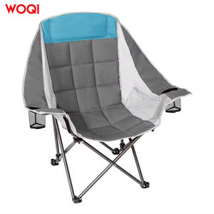 Silla Plegable Woqi para Exteriores, Camping y Jardín, con Marco de Aluminio y Tela Oxford Resistente, Extra Grande, Color Azul Cielo - Product Image 1
