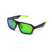 Gafas inteligentes QY Pro5 con IA, traducción en tiempo real, reproducción de música por BT y recepción de llamadas, estilo gafas de sol para montañismo.