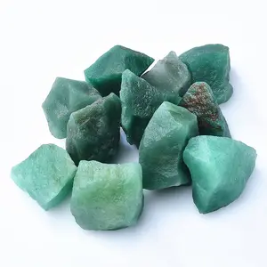 Wholesale natural quartz Aromatherapy stone gemstone rough Crystals healing green aventurine raw for Home decoration