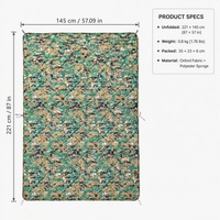 Couverture de chasse camouflage d'extérieur, tapis de sol imperméable pliable et chaud pour le camping, la chasse et le pique-nique