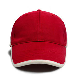 Casquette de baseball vintage en sergé bicolore avec empiècements contrastants, haute qualité, respirante, réglable, unisexe, streetwear - Product Image 1