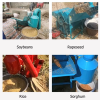 Décortiqueuse multifonctionnelle électrique à faible coût Jinfuda pour blé et maïs, capacité 200-650 kg/h, pour les exploitations familiales en Éthiopie