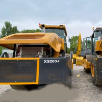 Compacteur vibrant monocylindre d'occasion 26t prêt pour l'exportation mondiale et la construction d'infrastructure à l'étranger