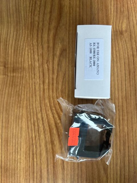 Compatible Amano BX-1500 BX-1600 EX-1550 MRX35 Time Recorder Ink Ribbon Cassette - Black