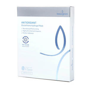 Mascarilla de Hidrogel con Glutatión Antioxidante BeauGreen, 5 Piezas, Nutritiva, Hidratante, Adhesión Perfecta - Product Image 1