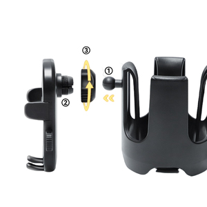 ที่วางโทรศัพท์ทำจากวัสดุ abs อุปกรณ์เสริมสำหรับรถเข็นเด็กแบบ2 <span class=keywords><strong>in</strong></span> 1ทำจากวัสดุ abs - Product Image 6