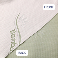 Tissu de matelas de marque BAMBOO, fabricant de tissu de matelas en coton tricoté avec couche d'air en bambou, absorbant l'humidité