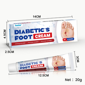 Crème de soin corporel à base de plantes pour le soin des pieds diabétiques - Product Image 3