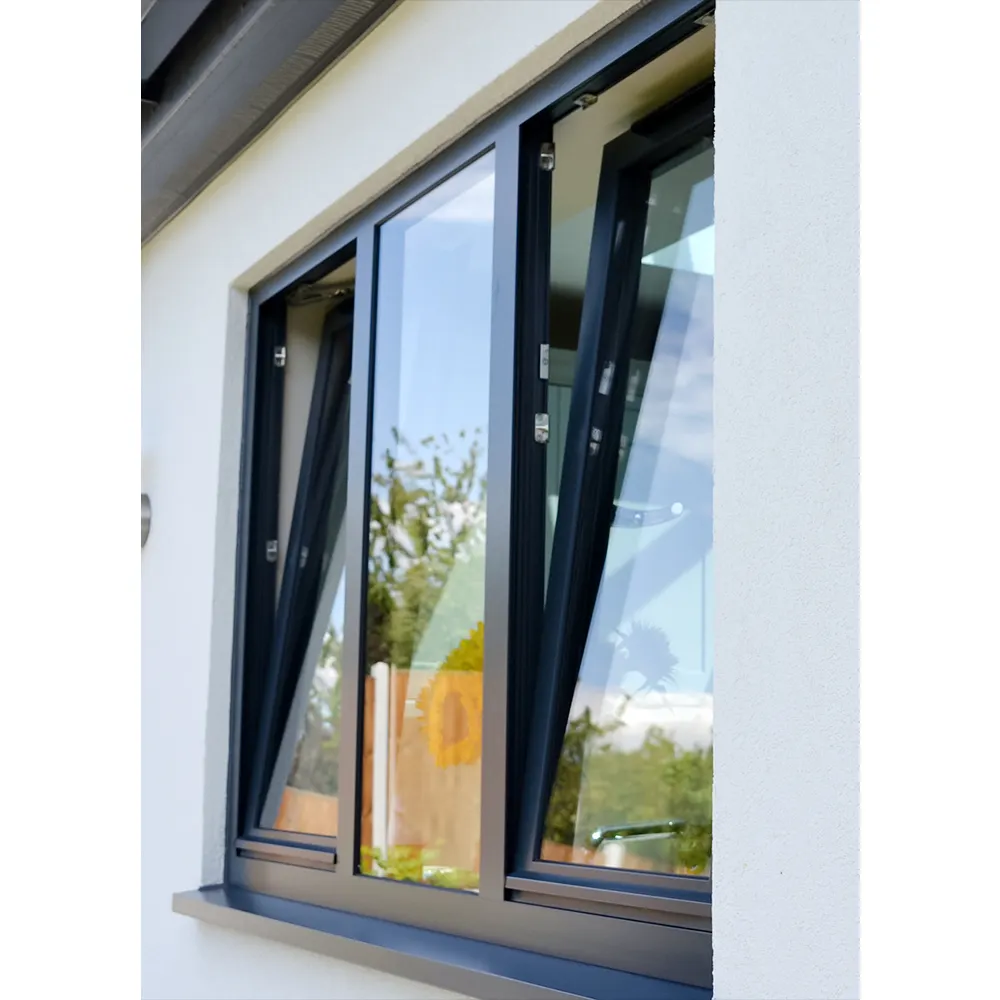 Kunden spezifisches Aluminium-Isolierglas-Kippfenster Modernes Aluminium-Kipp-und Dreh fenster design