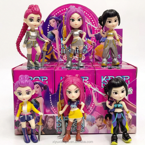 Kpop Demon Hunters Mystery Box PVC <span class=keywords><strong>Anime</strong></span> Toy Figure 6 pz/set K-POP Demon Hunters Figure <span class=keywords><strong>Anime</strong></span> Blind Box Giocattoli Regalo - Product Image 1