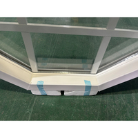 Fenêtre octogonale fixe en PVC WEIKA WINDOWS-American avec grilles décoratives, usage pour lucarne à fixation par clous, certifiée NFRC AAMA
