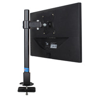Soporte de Escritorio para Monitor de 14''-27'' para una Sola Pantalla LCD, Brazo para PC, Soporte para TV de Plasma, Acero Laminado en Frío, Inclinable y Giratorio, en Stock