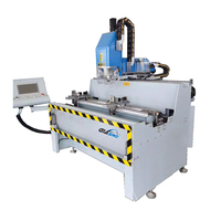 Máquina de Fresado y Perforación CNC Neumática de 0.6-0.8MPa para Perfiles de Aluminio, para Taller de Aluminio, Alto Rendimiento, Estable y Ajustable