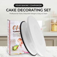 137 pièces Kit de décoration de gâteau à la rose avec pochettes tournantes embouts en acier inoxydable ensemble d'outils de cuisson pour une cuisson facile à la maison
