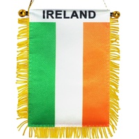 Drapeau de fanion sportif 2026, vente chaude, 14x21cm, imperméable, durable, à suspendre en intérieur, bannière en polyester pour football/soccer