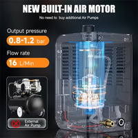 FOXWELL-Testeur de Fuite d'EVAP SD201, 12V, Tuyau de Carburant Sous Vide, Détecteur de Fuite d'Huile, Outils de Diagnostic Automatique