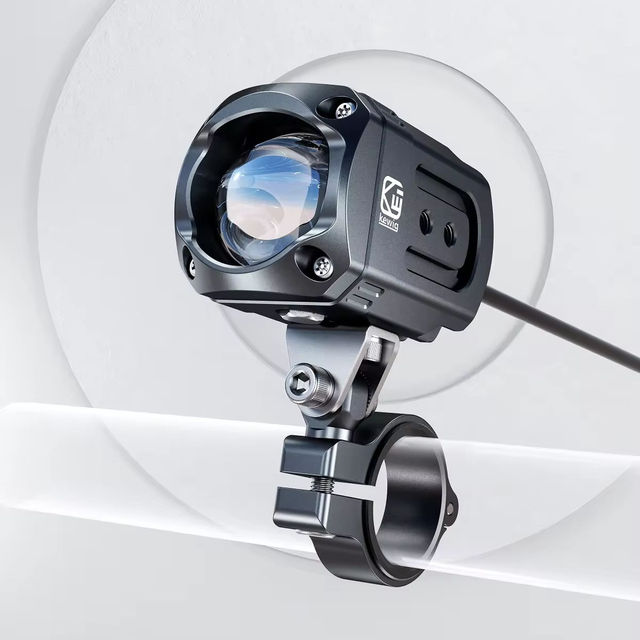 2024 Waterproof Motorcycle Spotlight 60W 6000K Motorcycle Super Bright Auxiliary LED Light Outdoor Riding Motorcycle Equipment