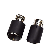 Embout d'échappement de vente d'usine pour BMW M5 F90 f10 f30 m3 en Fiber de carbone de haute qualité pour tuyau de silencieux de voiture de décoration