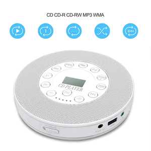 Lecteur CD portable en gros avec écran LCD et batterie rechargeable pour la maison et l'étude, récepteur audio BT sans fil USB MP3 - Product Image 1
