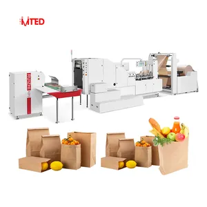 RZFD-330 gift packing square bottom fully automatic paper bag making machine