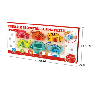 Giochi di Apprendimento Montessori Personalizzati con Dinosauri, Puzzle 3D in Legno, Giocattoli Educativi per Bambini e Ragazzi - Product Image 5