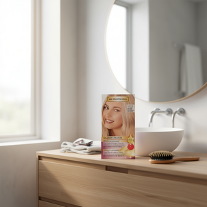 Kit de Tinte Permanente para el Cabello Mix Profesional Glossy Colour 10 23 Rubio Platino con Aceite de Argán y Pomelo - Product Image 3