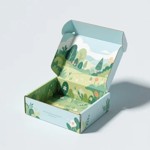 Biểu Tượng Tùy Chỉnh Gấp Phẳng Hộp Các Tông Nhỏ Vận Chuyển Bao Bì Bưu Phẩm Bài Hộp Cho Xà Phòng Mỹ Phẩm Bao Bì Hộp Cho Vận Chuyển - Product Image 3