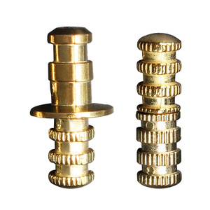 Conector Macho-Hembra de Aleación de Zinc Chapado en Oro, Accesorios de Soporte de Hardware Duraderos - Product Image 1
