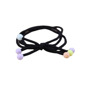 Large <b>Bead</b> Hair Tie For Girls <b>Red</b> <b>Bead</b> Knot Korean High Elasticity Hair Tie Wholesale - Product Image 4