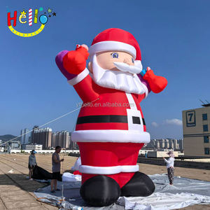 Outdoor Led Light Blow up Santa Claus <strong>Inflatable</strong> <strong>Christmas</strong> Santa Claus - Product Image 3
