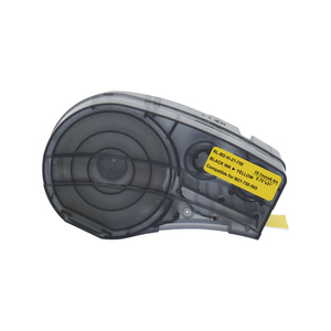 Cartouche de ruban adhésif vinyle noir sur jaune M21-750-595, compatible avec les imprimantes d'étiquettes <span class=keywords><strong>Brady</strong></span> <span class=keywords><strong>BMP21</strong></span> <span class=keywords><strong>PLUS</strong></span> LAB, 3/4 pouce - Product Image 3