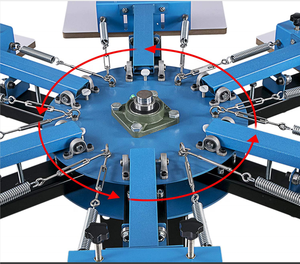 Màn Hình Máy In 4 Màu 4 Trạm Lụa Màn Hình In Ấn Kit 55X45Cm T-Shirt Màn Hình Máy In Screenprint Báo Chí - Product Image 6