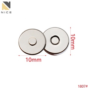 10Mm Từ Khóa Vô Hình Liền Mạch Ví Áo Túi Phụ Kiện Nam Châm Nút Khóa Nhà Máy Bán Buôn Mạnh Mẽ Từ Khóa - Product Image 2