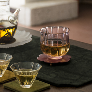 แก้วน้ำดื่มวินเทจขนาด4.5ออนซ์/150มล. ดีไซน์เป็นรูปคลื่น - Product Image 4