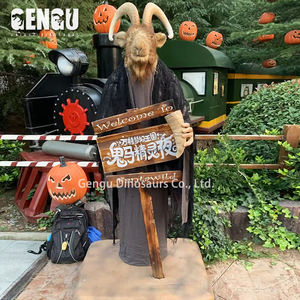 Personnage animatronique grandeur nature pour Halloween, modèle en métal pour intérieur/extérieur, pour centres commerciaux, <span class=keywords><strong>parcs</strong></span> d'aventure publics pour Halloween - Product Image 1