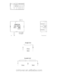 Testador de Relé de Medidor Inteligente HOVER com Contatos de Cobre, Alimentação DC 100A, Bobina de Soquete, Plugue de Aquecimento Selado, Partida Eletromagnética 250VAC - Product Image 4