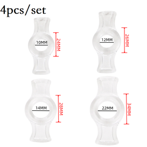 Klarer Cockring Set TPR Sexspielzeug Männlich Bondage Penis Erektion <span class=keywords><strong>Ball</strong></span> Trage Für Verzögerung Ejakuation - Product Image 6