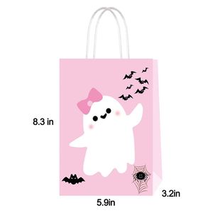 Heavy Duty Halloween Party Paper Gift <b>Bags</b> Theme Birthday Party Goody Candy <b>Bags</b> Eco-friendly Durable Tear Resistant Paper <b>Bag</b> - Product Image 2