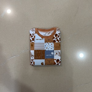Set Pigiama in Bambù 2 Pezzi con Stampa Occidentale, Scatola Misteriosa, Pigiami in Bambù per Bambini, Abbigliamento da Notte, Completo per Ragazzi - Product Image 4