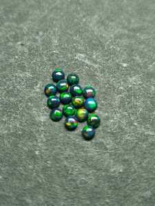 Opale noire d'Éthiopie naturelle, cabochon 5 mm, pierre précieuse en vrac, opale d'Éthiopie noire pour la fabrication de bijoux, fournisseur en gros - Product Image 6