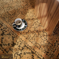 LandScopeTech Tapis en polyester 2300g/m2, style persan, couleur ambre caramel riche, anti-salissure, résistant à l'usure, doux et agréable pour la peau, pose libre