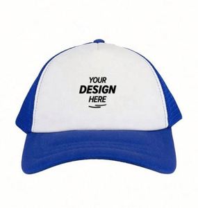Custom Logo Full Mesh Trucker Hat Caps Wholesale Blank Baseball Cap with Cross <b>Ponytail</b> Common Fabric Feature - Product Image 2