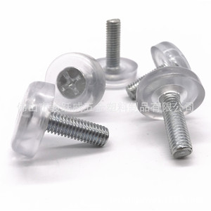 Furniture <b>Adjustable</b> Feet Pads M8 M6 Transparent Plastic Metal <b>Table</b> Chair Cabinet Feet Easy Installation - Product Image 2