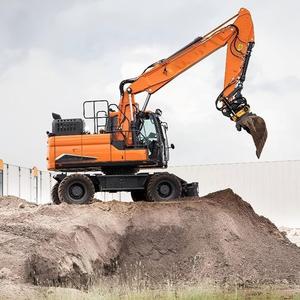 Excavadora de Ruedas Develon DX190W de Alto Rendimiento para Proyectos Urbanos y Viales Pesados - Product Image 1