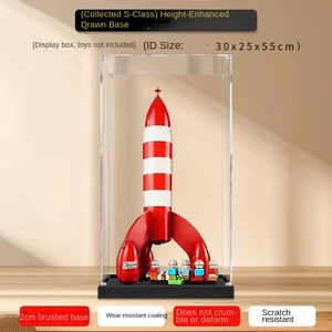 กล่องอะคริลิคสำหรับจัดแสดงโมเดล Moon Rocket จากการ<span class=keywords><strong>ผจญ</strong></span><span class=keywords><strong>ภัย</strong></span>ของทิน<span class=keywords><strong>ติ</strong></span><span class=keywords><strong>น</strong></span> ความหนาแผ่<span class=keywords><strong>น</strong></span> <span class=keywords><strong>2</strong></span> มม./3 มม. ใช้ได้กับกล่องกั<span class=keywords><strong>น</strong></span>ฝุ่นรุ่น 21367 - Product Image 2