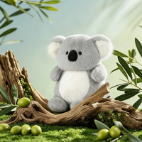 Adorable Koala 40cm en Coton PP Doux, Couette Brodé pour Décoration de Fête, Cadeau Réconfortant, Jouet en Peluche pour Enfants Amoureux des Animaux