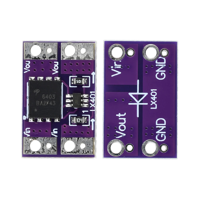 10A Ideal Diode Module 3~26V Low Internal Resistance Analog Rectifier Solar Charging Backflow Prevention Module