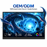 OEM ODM 822G 14Mm IPS FHD Plus 100Srgb Dual USB-C HD-MI Gaming Office Work 16 Inch Touch Screen Portable Monitor for Laptop