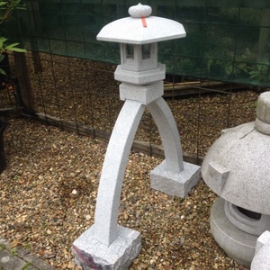 Lanternes japonaises en pierre de <span class=keywords><strong>granit</strong></span> gris naturel H90cm/H120cm/H150cm/H180cm - Product Image 6